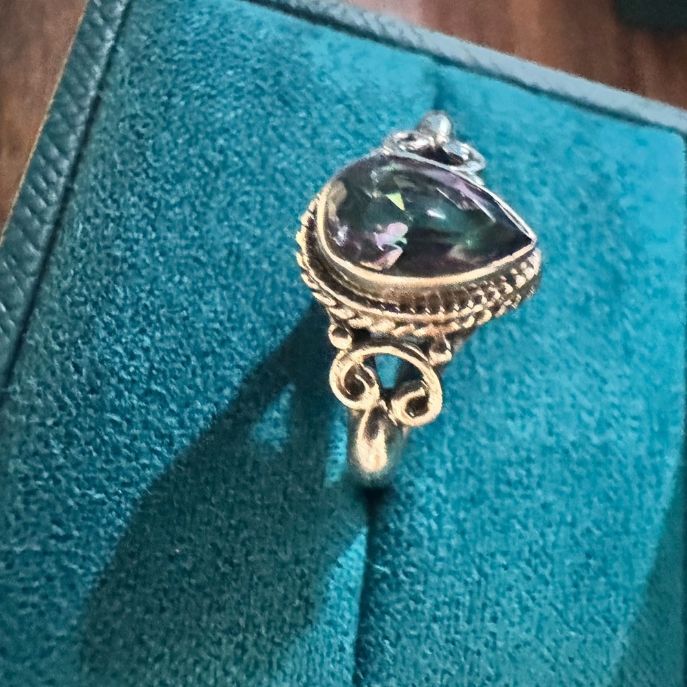 Mystic Fire Topaz Sterling SilverWomen's Ring
